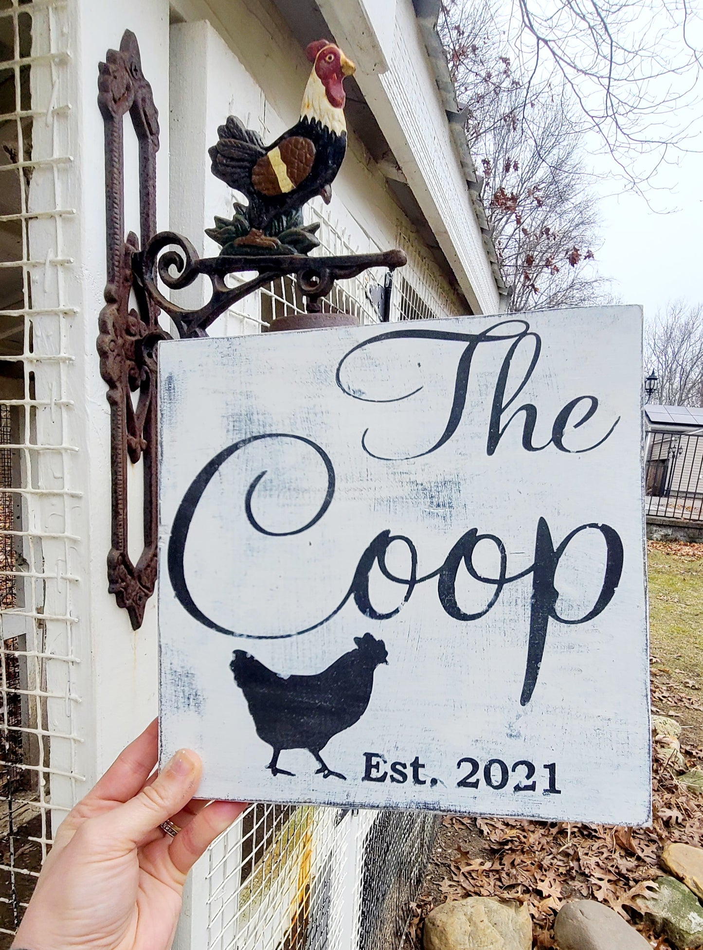 Custom coop sign - The Coop