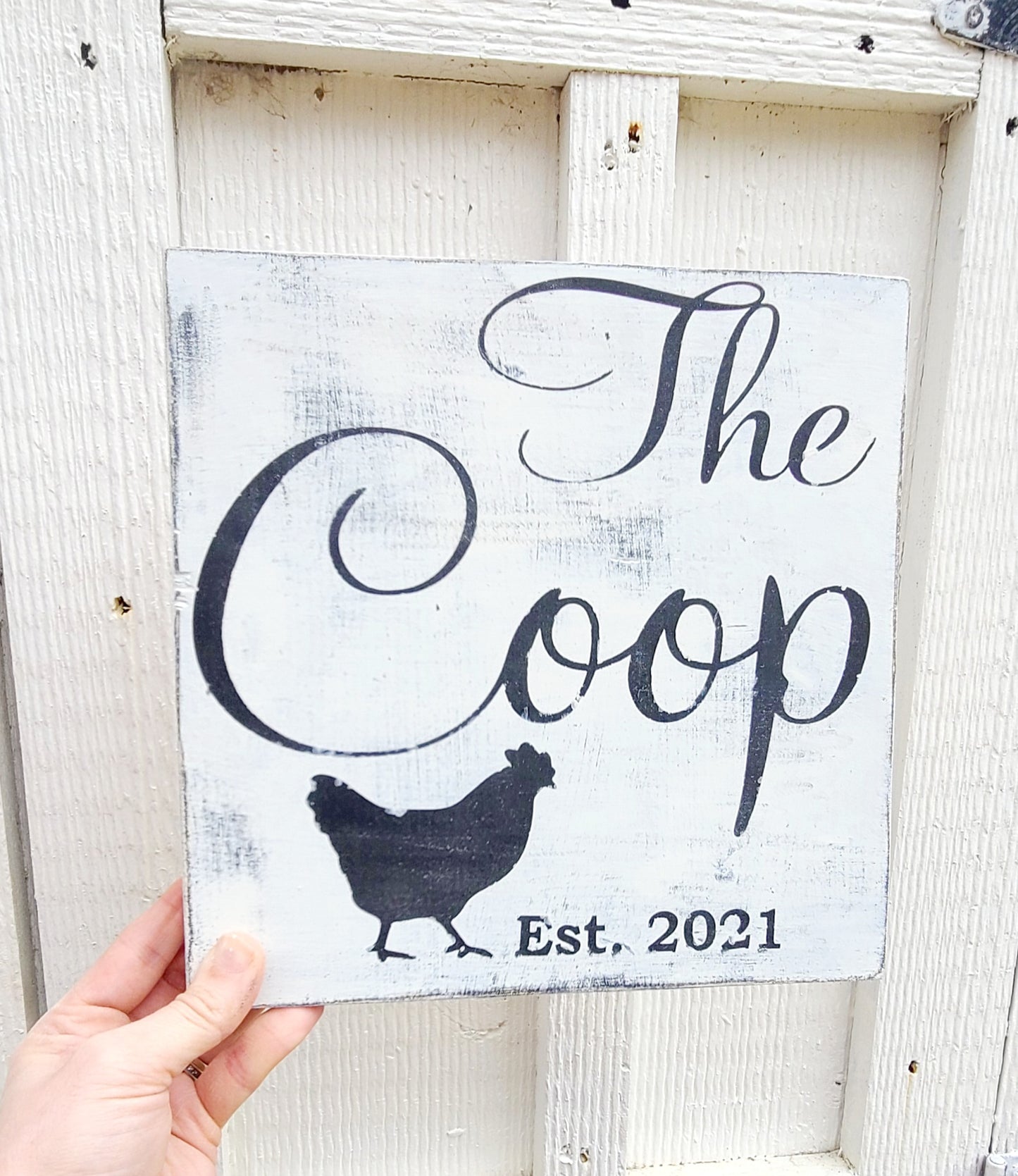 Custom coop sign - The Coop